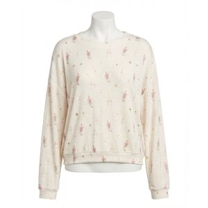 NEW Z SUPPLY champs long sleeve top in vanilla ice